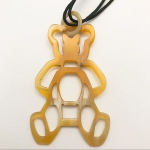 Water Buffalo Horn Necklace NWOT